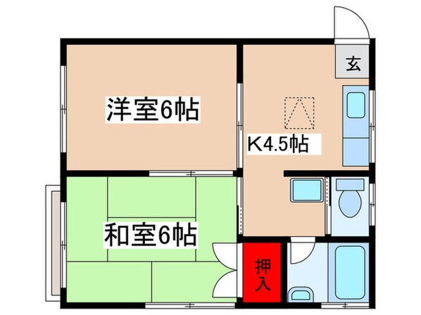 マルソノハウスの物件間取画像